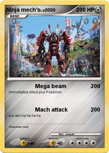 Pokemon Ninja mech’s