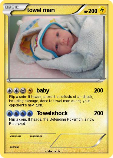 Pokemon towel man