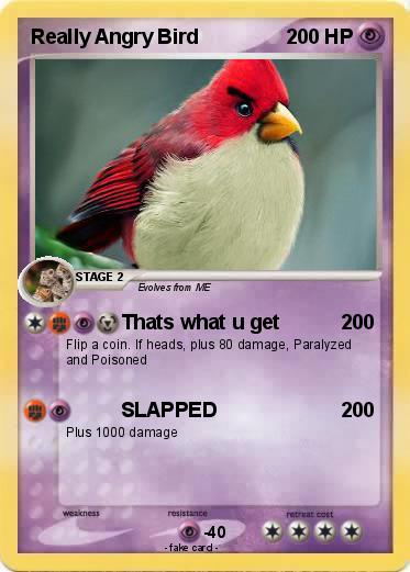 Pokemon Really Angry Bird