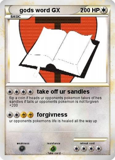 Pokemon gods word GX