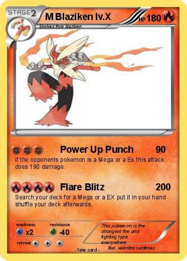 Pokemon M Blaziken lv.X