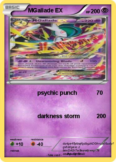 Pokemon MGallade EX