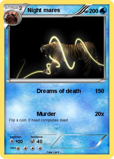 Pokemon Night mares