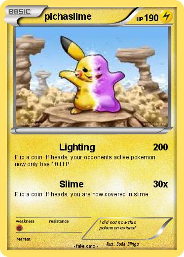 Pokemon pichaslime