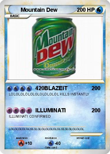 Pokemon Mountain Dew
