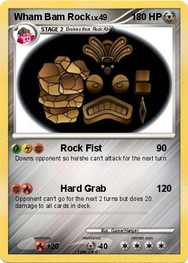 Pokemon Wham Bam Rock