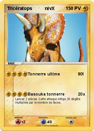 Pokemon Tricératops          nivX