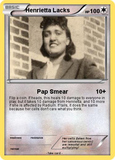 Pokemon Henrietta Lacks