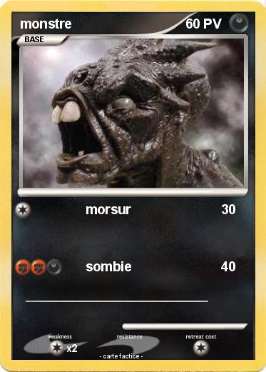 Pokemon monstre