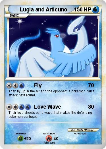 Pokemon Lugia and Articuno