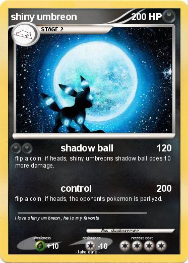 Pokemon shiny umbreon
