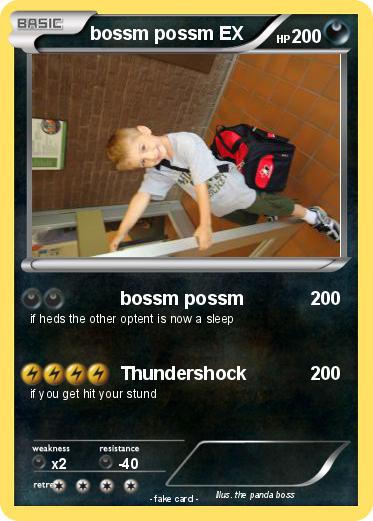Pokemon bossm possm EX