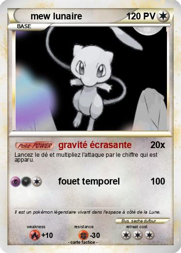 Pokemon mew lunaire