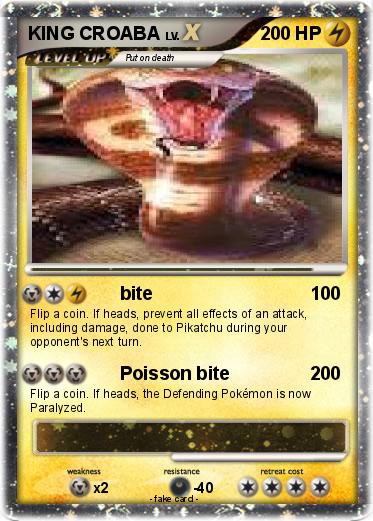 Pokemon KING CROABA