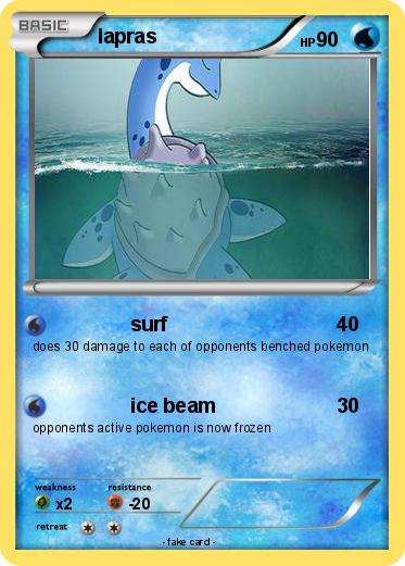 Pokemon lapras