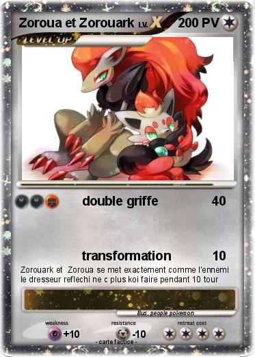 Pokemon Zoroua et Zorouark