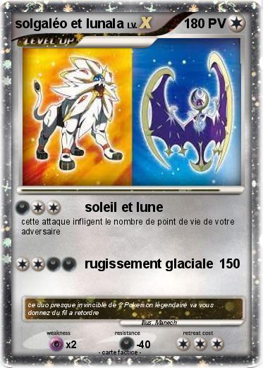 Pokemon solgaléo et lunala