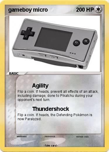 Pokemon gameboy micro