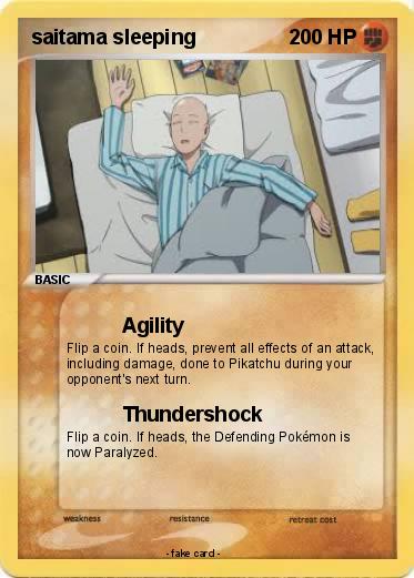 Pokemon saitama sleeping
