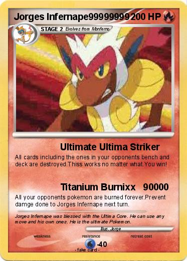 Pokemon Jorges Infernape99999999