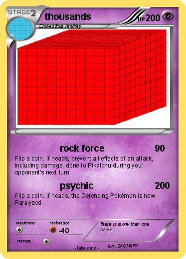 Pokemon thousands