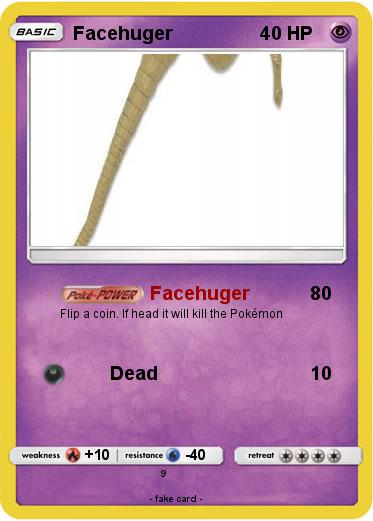 Pokemon Facehuger