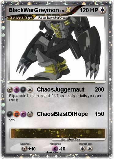 Pokemon BlackWarGreymon