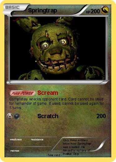 Pokemon Springtrap