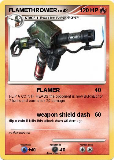 Pokemon FLAMETHROWER