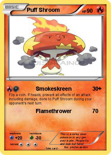 Pokemon Puff Shroom