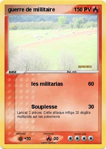 Pokemon guerre de millitaire