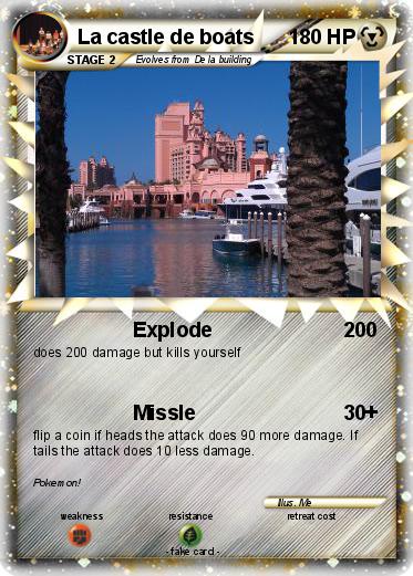 Pokemon La castle de boats