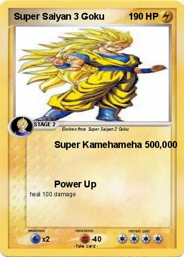 Pokemon Super Saiyan 3 Goku