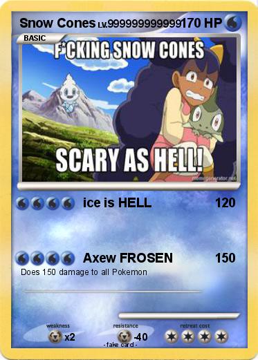 Pokemon Snow Cones