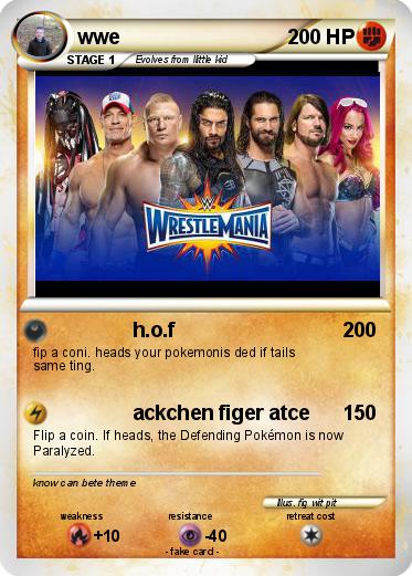 Pokemon wwe