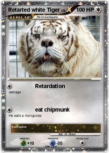 Pokemon Retarted white Tiger
