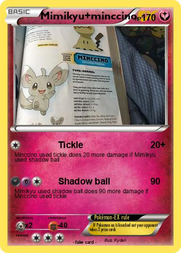 Pokemon Mimikyu+minccino
