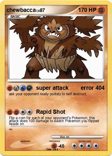 Pokemon chewbacca