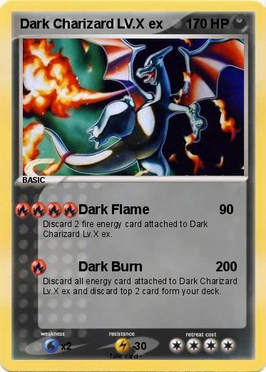 Pokemon Dark Charizard LV.X ex