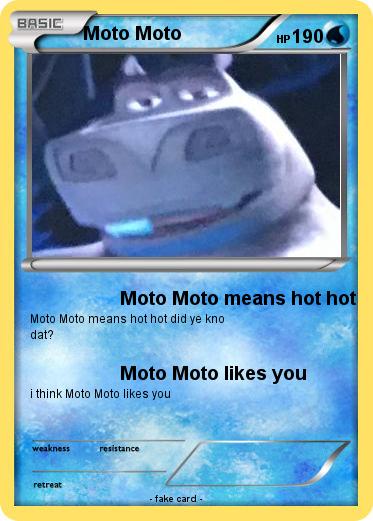 Pokemon Moto Moto