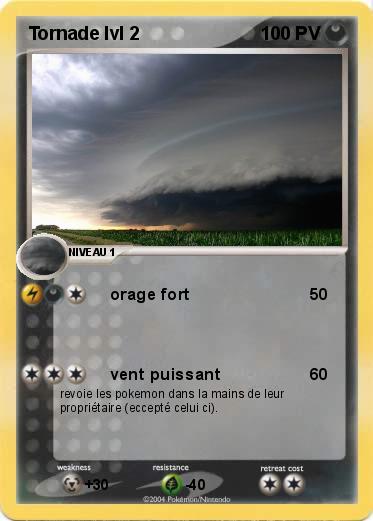 Pokemon Tornade lvl 2