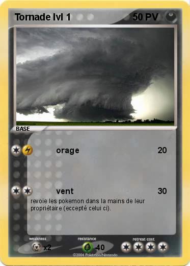 Pokemon Tornade lvl 1