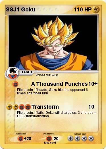 Pokemon SSJ1 Goku