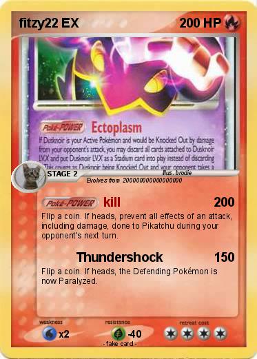 Pokemon fitzy22 EX
