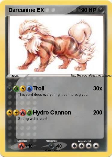 Pokemon Darcanine EX