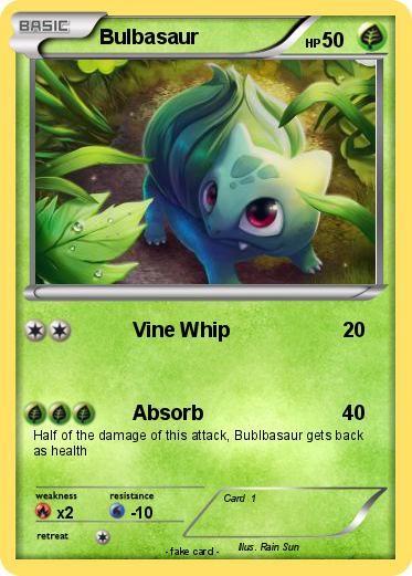Pokemon Bulbasaur