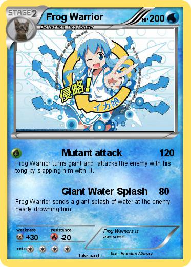 Pokemon Frog Warrior