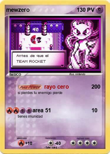 Pokemon mewzero
