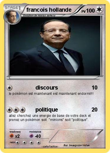 Pokemon francois hollande
