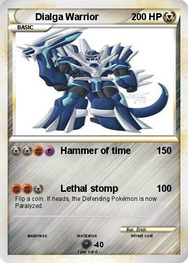 Pokemon Dialga Warrior